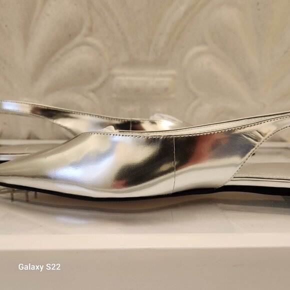 MARC FISHER Graceful Pointed Toe Slingback Flats. Leather. NWOT. Size 9.5 - Picture 5 of 7